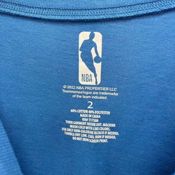 New Torrid NBA Knicks Basketball Blue Short Sleeve Top - Size 2X - Picture 3 of 4